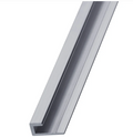Moulure de finition pour panneau PVC 4 mm – Chrome