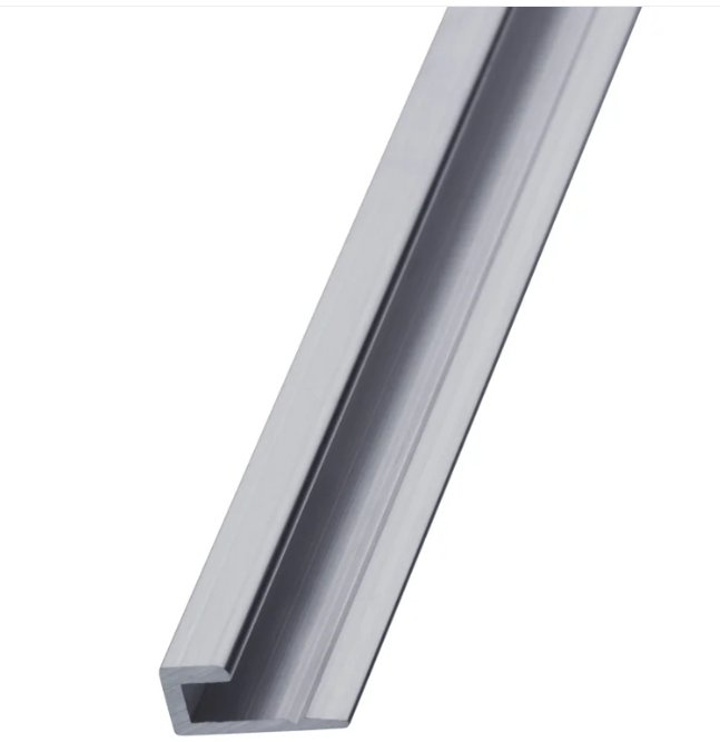 Moulure de finition pour panneau PVC 4 mm – Chrome